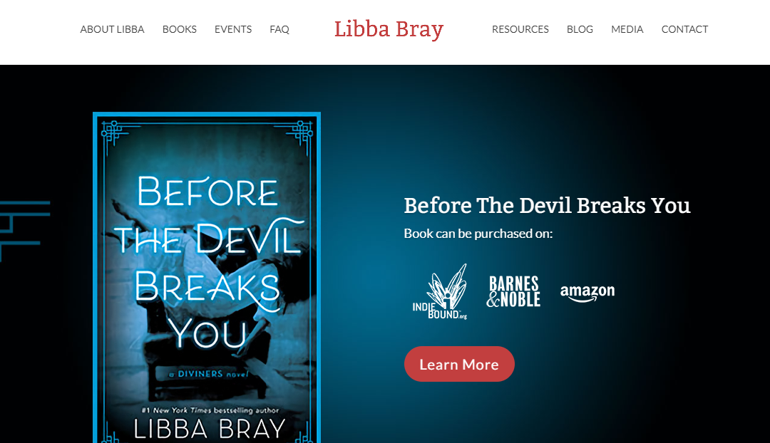 New Libba Bray Site Coming Soon