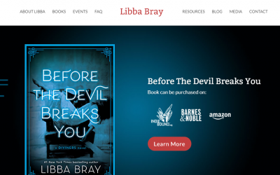 New Libba Bray Site Coming Soon